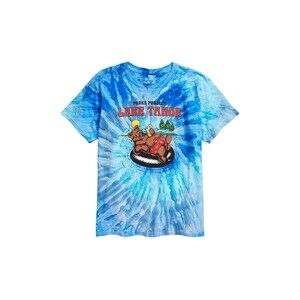 Parks Project Tahoe Chillin Bear Tee (Big Kids) Blue LG (14 Big Kid)